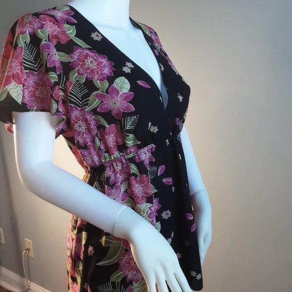 VINTAGE FLORAL CROP PANTS SET by OSCAR de la RENTa - Picture 7 of 13